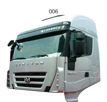 红岩杰狮高顶低罩驾驶室总成，C100牵引