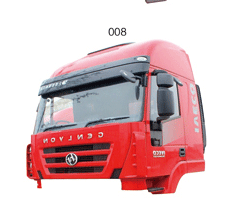 红岩杰狮高顶高罩驾驶室总成，M100牵引