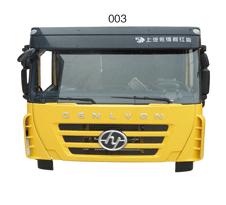 红岩杰狮平顶长架高罩驾驶室总成，C100自卸