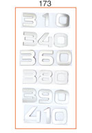 字牌字標(biāo)（馬力標(biāo)，噴漆）8401-300022/8401-300022