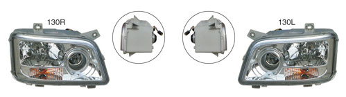 豪瀚新款前照燈NZ9525720001/02/NZ9525720001，NZ9525720002