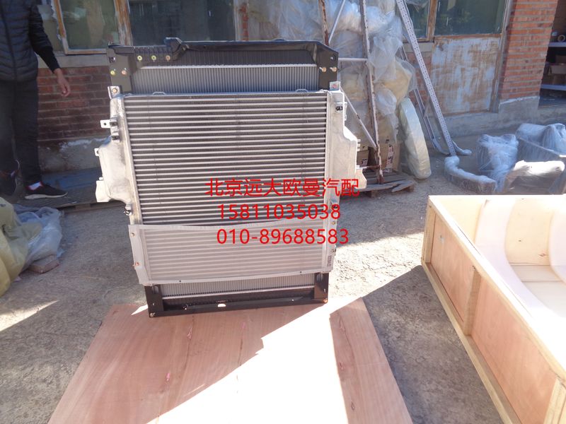 H4130090112A0,冷却模块带护风罩总成,北京远大欧曼汽车配件有限公司