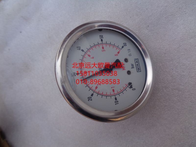 5037HB3600025,压力表（6MP）,北京远大欧曼汽车配件有限公司