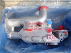 5536709,机油冷却器(不带水泵),北京远大欧曼汽车配件有限公司