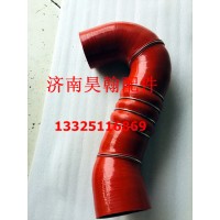 重汽豪瀚配件豪瀚中冷器出氣管 豪瀚N系膠管排氣管WG9525531136