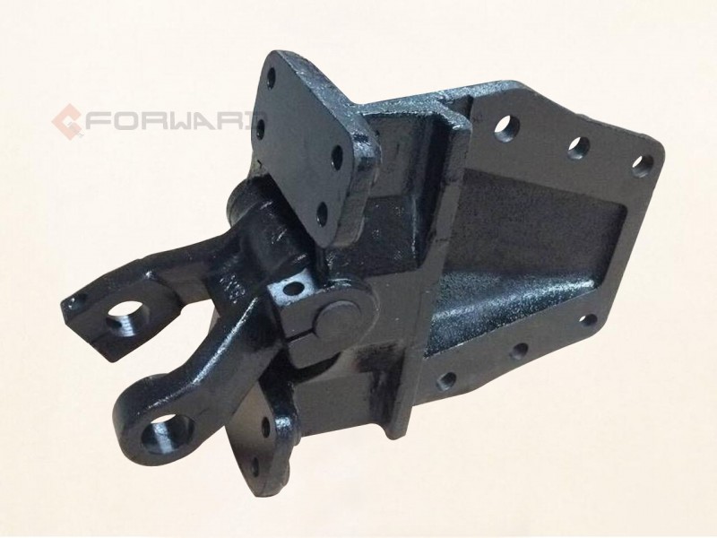 DZ9114520144,Front spring right rear bracket,济南向前汽车配件有限公司