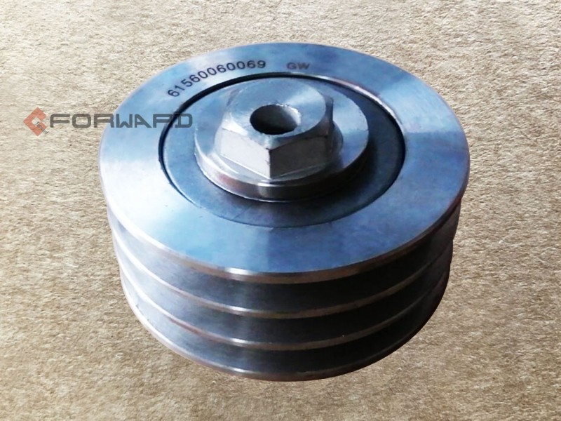 61560060069,WD615皮带涨紧轮Belt tensioning wheel WD615,济南向前汽车配件有限公司