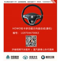 重汽豪沃轻卡配件多功能方向盘总成(康机) 重汽HOWO轻卡配件