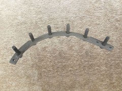199014330146,弓形固定卡总成(下)Arch fixed clamp assembly (bottom),济南向前汽车配件有限公司
