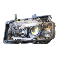 豪沃07款右前大灯总成 豪沃371自卸车 翻斗车 挂车