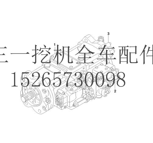 三一 SY235挖机  60023596 柱塞泵