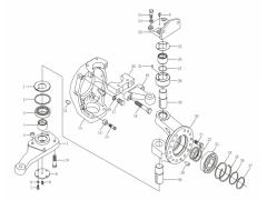 199100410003,Steering knuckle pin,济南向前汽车配件有限公司