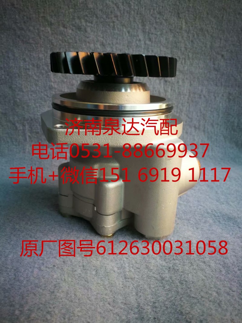 潍柴WP12发动机转向助力叶片泵 助力泵 液压泵/612600131058