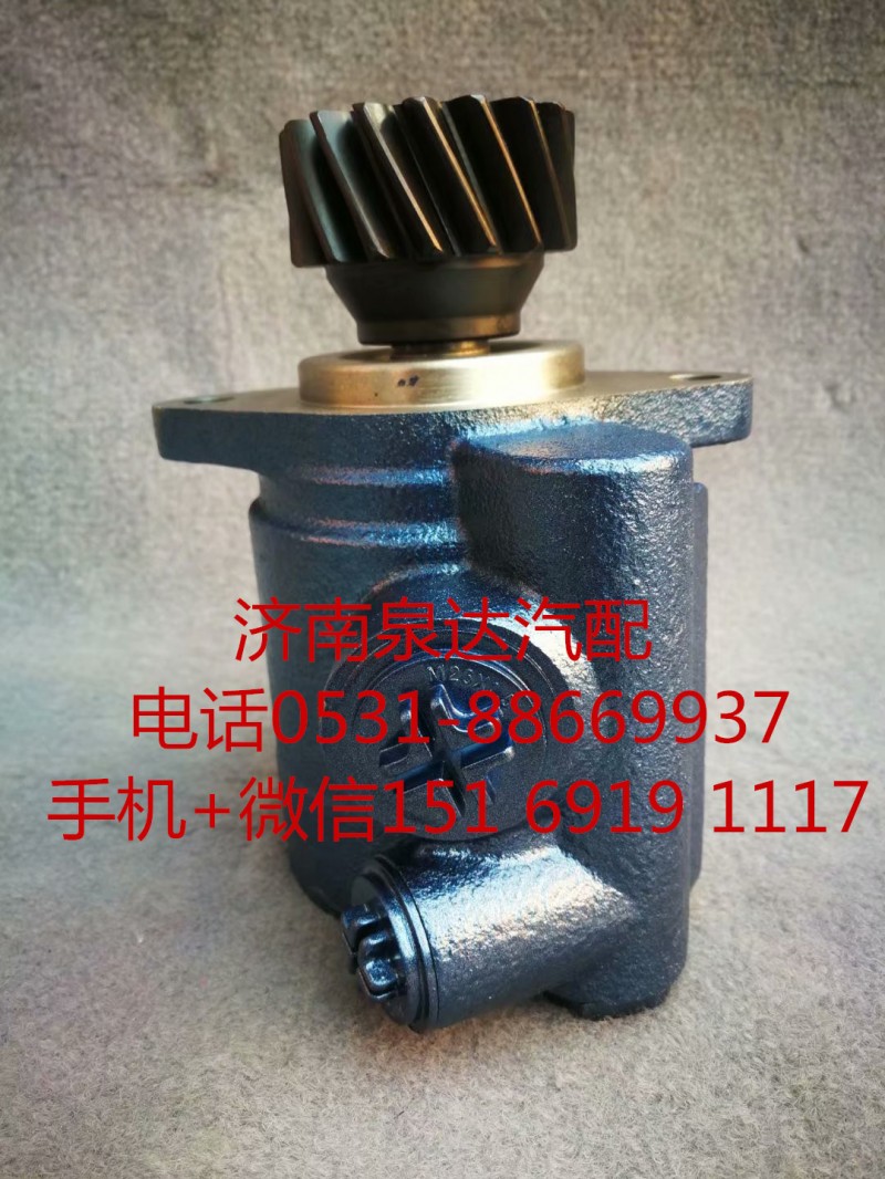一汽青岛解潍柴WP10发动机转向助力泵 转向油泵 液压泵/3407020-DW133
