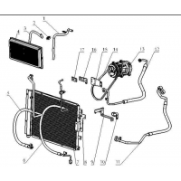 DZ14251848106 冷凝器-蒸发器连接管图3