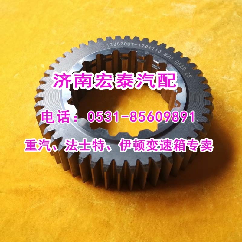 12JS200T-1701116一轴齿轮  12档箱/12JS200T-1701116