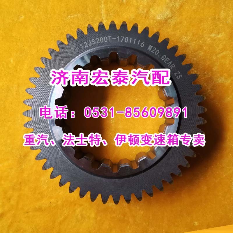 12JS200T-1701116一轴齿轮  12档箱/12JS200T-1701116