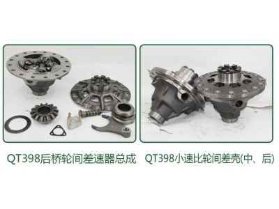 ,QT398中桥减速器总成,山东凯路汽车零部件制造有限公司