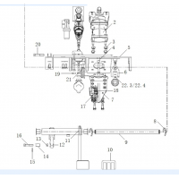 AZ9925360075  T7新款组合踏板操纵总成
