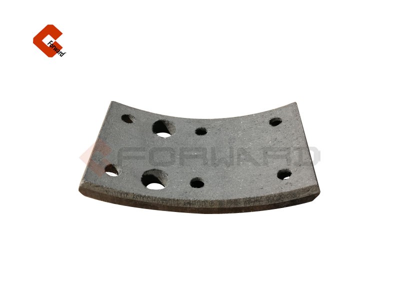 LG341-3502122,Friction plate for rear brake shoes,济南向前汽车配件有限公司