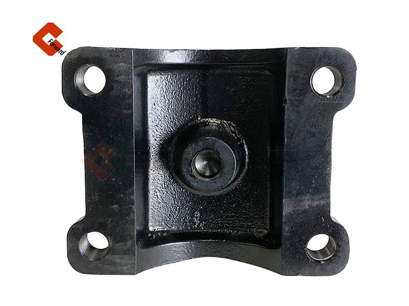 DZ9114520629,Rear plate spring left front bracket (middle axle),济南向前汽车配件有限公司