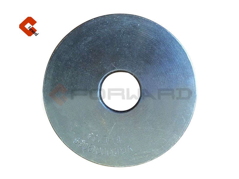 VG1500019026,Fastening plate for output flange (after taking force),济南向前汽车配件有限公司