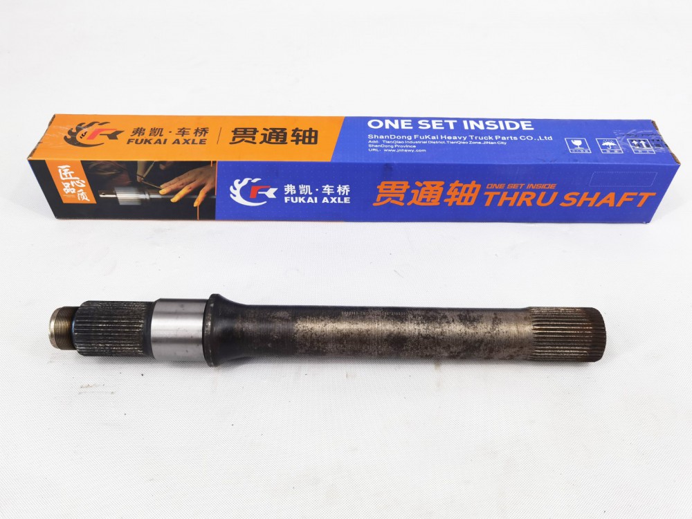 东风天龙485贯通轴总成东风德纳贯通轴-2502163-ZM01AB-弗凯车桥_