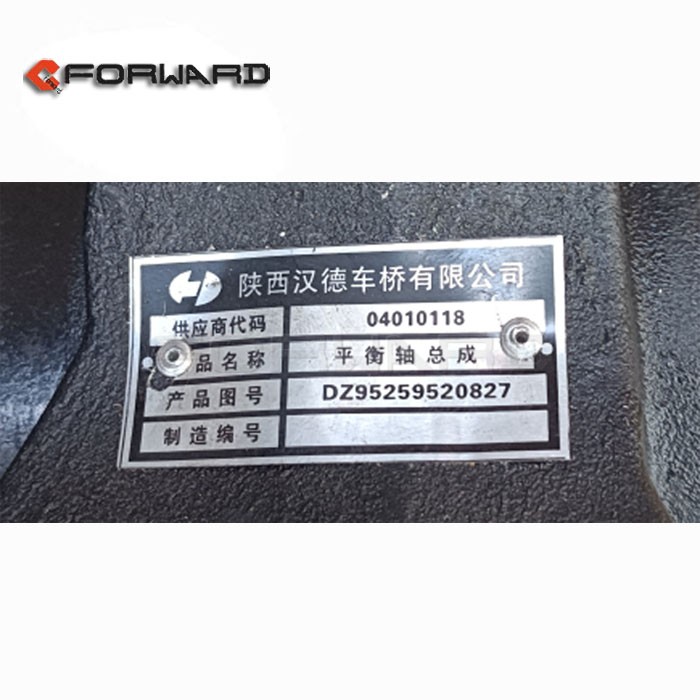 DZ95259520827,Balance shaft assembly,济南向前汽车配件有限公司