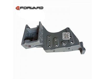 WG1664430055,Front hanging left lower bracket,济南向前汽车配件有限公司
