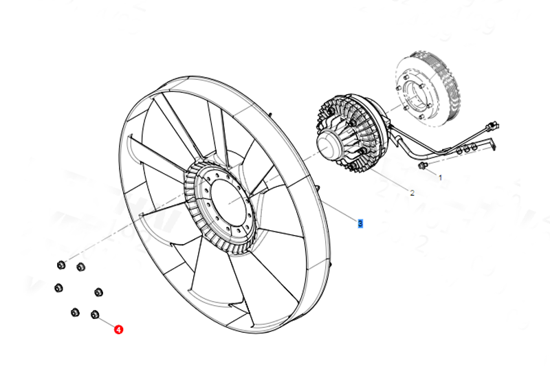 612600061719,Lock nut,济南向前汽车配件有限公司