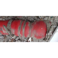 豪瀚中冷管WG9525531821 中冷器進(jìn)氣膠管