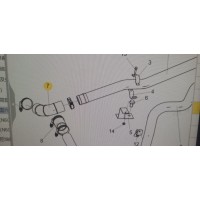 豪瀚緩速器水管WG9525530572 過(guò)渡膠管