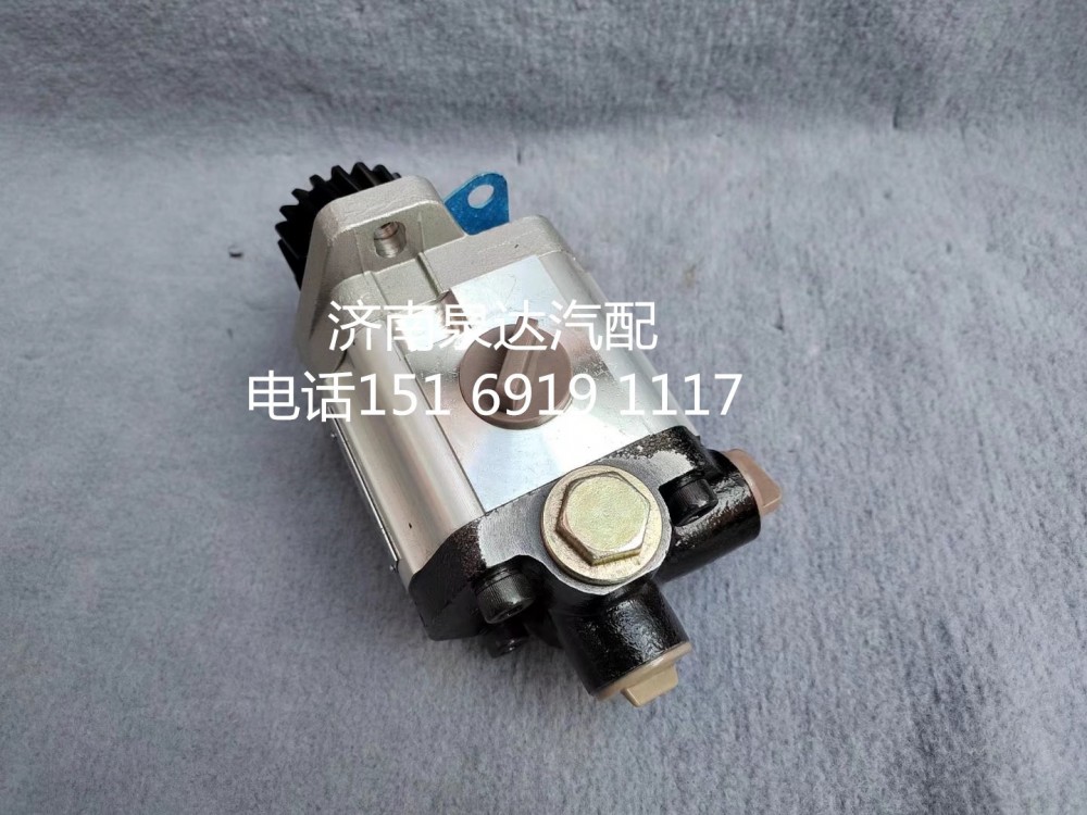 潍柴WD12发动机方向机助力泵转向泵齿轮泵液压油泵/QC25/15-WD12-NJ