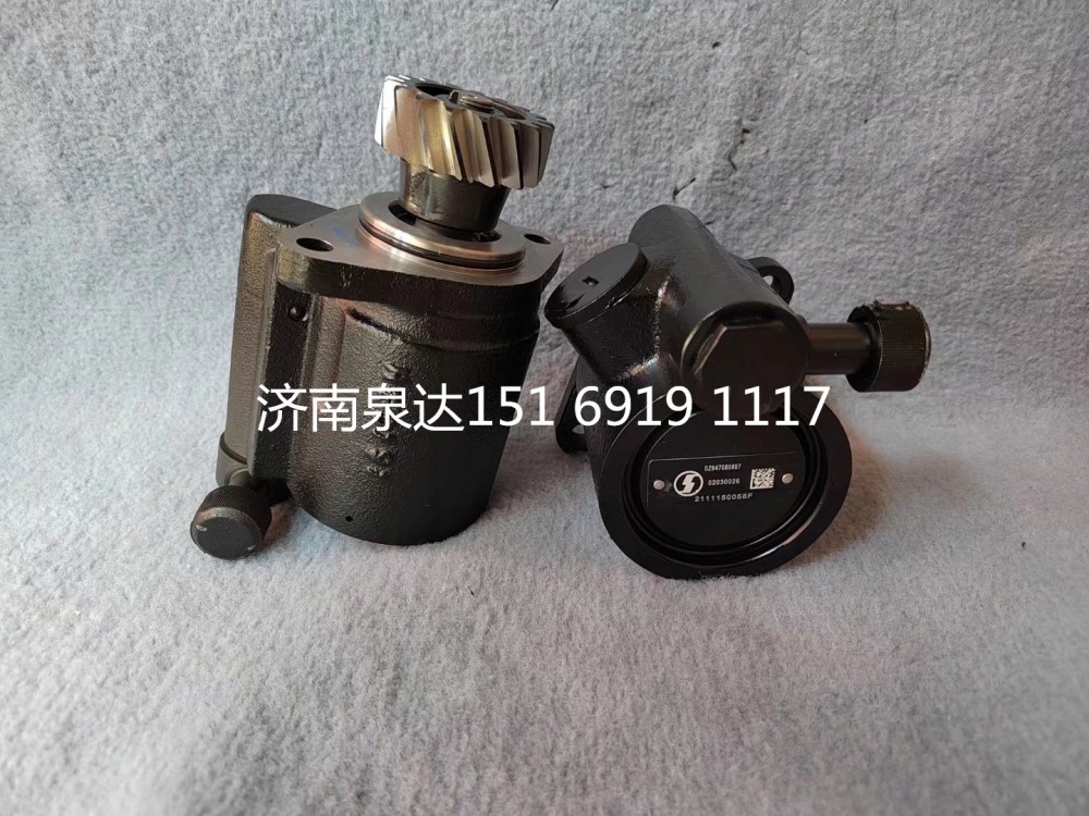 陕汽德龙F3000潍柴发动机转向泵助力泵液压油泵/SZ947000857