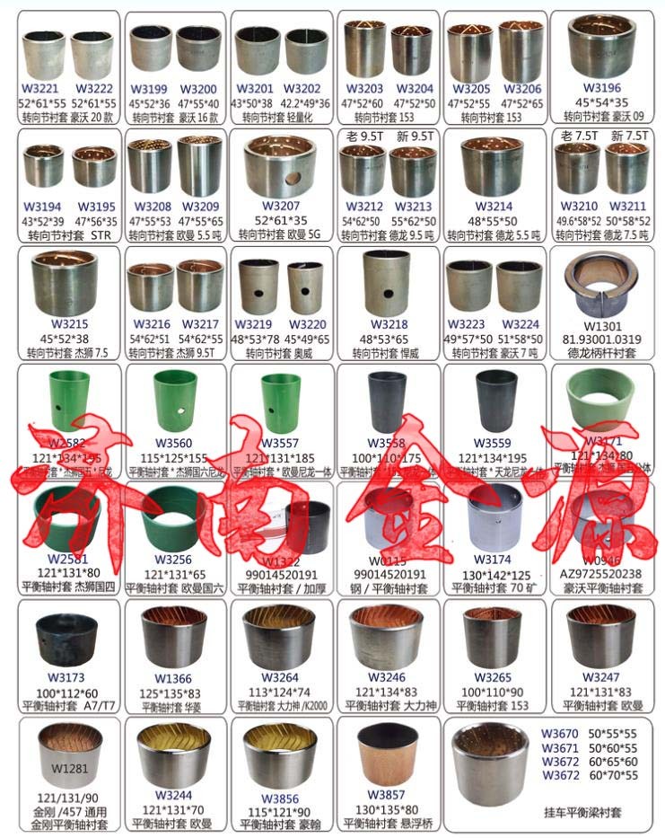 前鋼板襯套 復合  W0580/99000520078