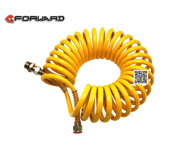 DZ9100360159,Spiral tube assembly (yellow),济南向前汽车配件有限公司