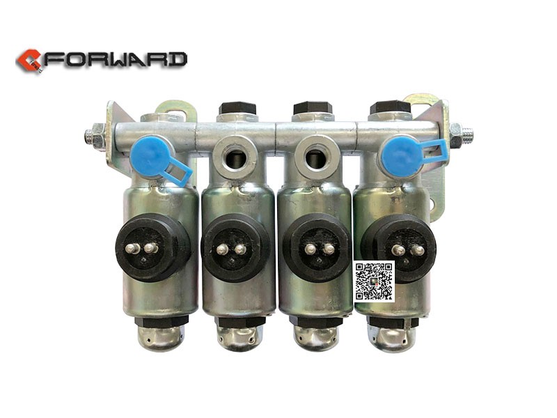 BZ37544200002,Quadruple combined solenoid valve,济南向前汽车配件有限公司