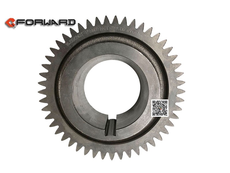 16JSDX240T-1701050,Intermediate shaft three gear,济南向前汽车配件有限公司