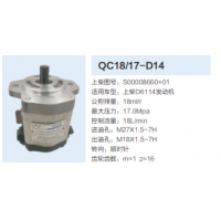上柴D6114發(fā)動(dòng)機(jī)轉(zhuǎn)向泵助力泵齒輪泵液壓油泵