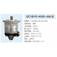 杭发MC07发动机转向泵助力泵齿轮泵液压油泵