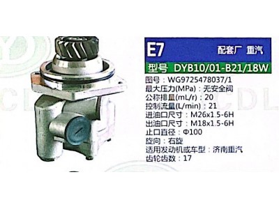 WG9725478037/1,转向助力泵,济南泉达汽配有限公司