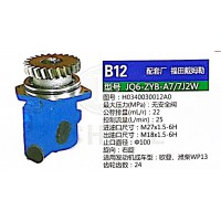 轉(zhuǎn)向泵，助力泵，液壓泵，葉片泵JQ6-ZYB-A7/7J2W，H0340030012A0