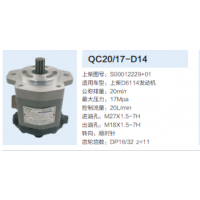 上柴D6114发动机转向齿轮泵转向泵助力泵液压油泵