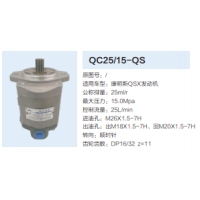 康明斯QSX发动机转向齿轮泵动力转向泵液压泵