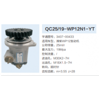 濰柴WP12發(fā)動機轉向齒輪泵動力轉向泵液壓泵助力泵