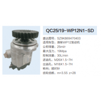 濰柴WP12發(fā)動機轉向齒輪泵動力轉向泵液壓泵助力泵