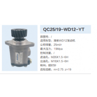 濰柴WD12發(fā)動機方向助力泵動力轉向泵液壓泵