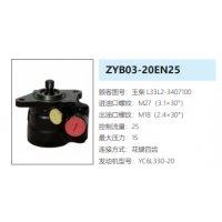 ZYB03-20EN25玉柴發(fā)動(dòng)機(jī)方向助力泵動(dòng)力轉(zhuǎn)向泵液壓泵