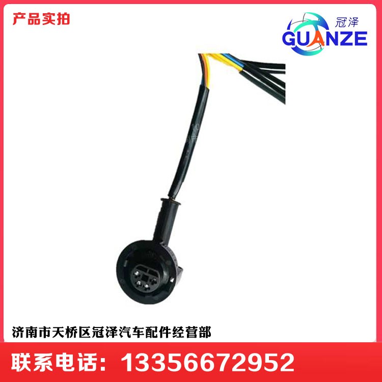 ,陕汽德龙F3000老款里程表传感器线束插头,济南冠泽卡车配件营销中心