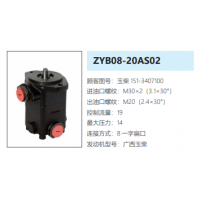 ZYB08-20AS02广西玉柴方向助力泵动力转向油泵液压泵